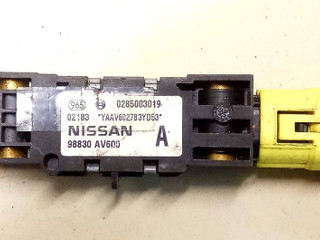 датчик удара Nissan Micra 3 поколение (K12) 2007, 98830AV600, 0285003019