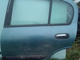 дверь задняя левая Nissan Almera N16 2002, зелёный, хетчбэк 5 дв.