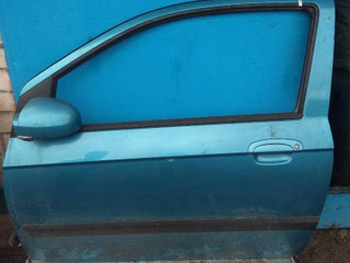 дверь передняя левая Hyundai Getz 1 поколение 2004, голубой, хетчбэк 3 дв.