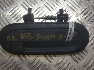 ручка наружная Nissan Sunny N14 1994, МКПП, белый, седан, передний привод, 8060650C00