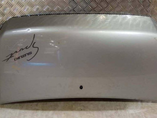капот Suzuki Wagon R 1 поколение 1999, 1.0 л., i, K10A, бензин, 5МКПП, серебристый, передний привод, 57300-75F00