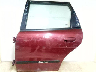 ручка внутренняя задняя левая Daewoo Nubira J100 1998, бордовый, универсал