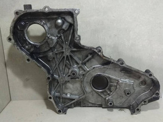 крышка двигателя передняя Kia Sorento 1 поколение 2004, 2.5 л., CRDi, D4CB, дизель, МКПП, серебристый, внедорожник 5 дв., полный подключаемый привод, 213504A000