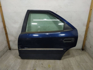дверь задняя левая Citroen Xantia 1 поколение [рестайлинг] 2000, 2.0 л., HDi, дизель, 5МКПП, синий, хетчбэк 5 дв., 900685
