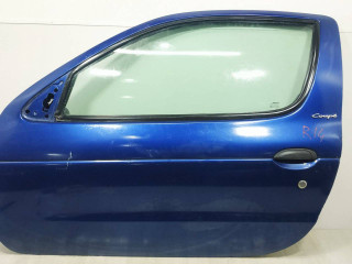 дверь передняя левая Renault Megane 1 поколение DA0F 1997, 1.6 л., i, K7M 702, бензин, 5МКПП, синий, купе, передний привод, 7751467871