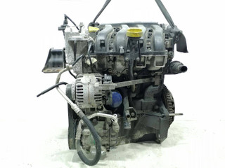 двигатель Renault Modus 1 поколение JP0J 2004, 1.4 л., i, K4J 770, бензин, 5МКПП, красный, хетчбэк 5 дв., передний привод, K4J.6770