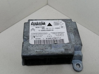 блок AirBag Citroen C5 1 поколение [рестайлинг] 2004, 1.6 л., HDi, 9HZ (DV6TED4), дизель, 5МКПП, темно-серый, хетчбэк 5 дв., передний привод, 603481900, 9658177080