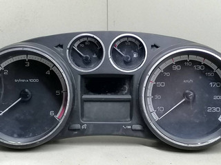 щиток приборов (приборная панель) Peugeot 308 1 T7 2007, 1.6 л., HDi, 9HZ (DV6TED4), дизель, 5МКПП, синий, хетчбэк 5 дв., передний привод, 9665107480, TN70B8I8H