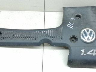 декоративная крышка двигателя Volkswagen Polo 3 поколение 1998, 1.4 л., i, APQ, бензин, 5МКПП, зелёный, хетчбэк 5 дв., передний привод, 030103935