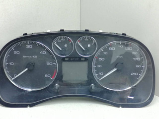 щиток приборов (приборная панель) Peugeot 307 1 поколение [рестайлинг] 2006, 1.6 л., HDi, 9HX (DV6ATED4), дизель, 5МКПП, синий, универсал, 9660470680, 0127700114
