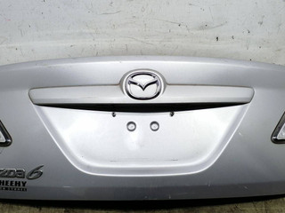 крышка багажника (дверь 3-5) Mazda 6 2 поколение [рестайлинг] 2010, 2.5 л., i, бензин, АКПП, серебристый, седан, передний привод, GHY05261X