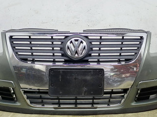 бампер передний Volkswagen Passat B6 2007, 2.0 л., бензин, АКПП, серебристый, универсал, передний привод, 3C0807217D