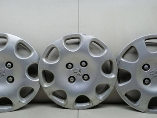 колпак колесный Peugeot 1007 1 поколение 2005, 1.4 л., HDi, 8HZ (DV4TD), дизель, 5МКПП, серебристый, хетчбэк 3 дв., 9648316280
