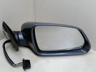 зеркало наружное правое Skoda Octavia 2 поколение (A5) 2004, 1.9 л., TDi, BJB, дизель, 5МКПП, темно-серый, хетчбэк 5 дв., передний привод, 88570847602, 1Z2857508F