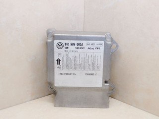 блок AirBag Skoda Octavia 2 поколение (A5) 2004, 1.9 л., TDi, BJB, дизель, 5МКПП, темно-серый, хетчбэк 5 дв., передний привод, 5WK43411, 1K0909605A, 0033FD0AA11D, 13040405C