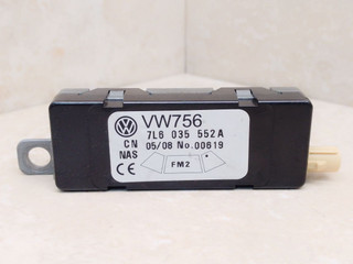 усилитель антенны Volkswagen Touareg 1 поколение [рестайлинг] 2008, 3.6 л., BHK, бензин, АКПП, чёрный, внедорожник 5 дв., полный подключаемый привод, 7L6035552A