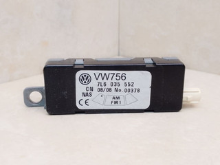 усилитель антенны Volkswagen Touareg 1 поколение [рестайлинг] 2008, 3.6 л., BHK, бензин, АКПП, чёрный, внедорожник 5 дв., полный подключаемый привод, 7L6035552