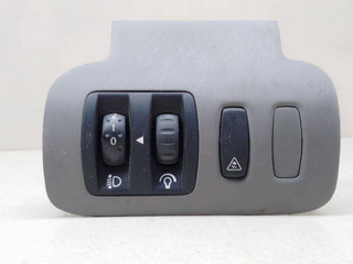 кнопка корректора фар Renault Scenic 2 поколение JM0G 2003, 1.9 л., DCi, F9Q 812, дизель, 6МКПП, бордовый, минивэн, 8200140985GC, 8200140984AM