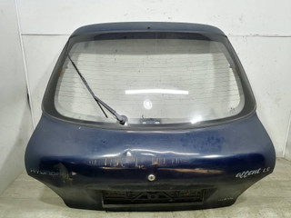крышка багажника (дверь 3-5) Hyundai Accent 1 поколение (X3) [рестайлинг] 1997, 1.3 л., i, бензин, 5МКПП, синий, хетчбэк 3 дв., передний привод, 7370022331