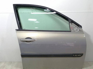 замок двери передней правой Renault Megane 2 поколение BM0B 2003, 1.4 л., i, K4J 730, бензин, 5МКПП, серебристый, хетчбэк 5 дв., передний привод, 027779, 8200027779