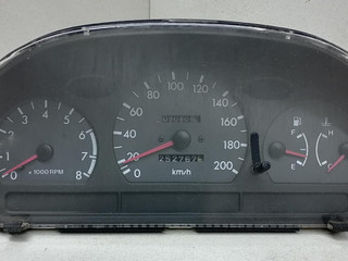 щиток приборов (приборная панель) Hyundai Accent 1 поколение [рестайлинг] 1998, 1.3 л., i, бензин, АКПП, бордовый, хетчбэк 5 дв., передний привод, 9712090079, 94003-22001, 2000-9881, 7111-0550, P02