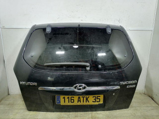 крышка багажника (дверь 3-5) Hyundai Tucson 1 поколение 2006, 2.0 л., CRDi, дизель, АКПП, чёрный, внедорожник 5 дв., передний привод, 737002E050, 873712E000, 873722E010, 871112E021