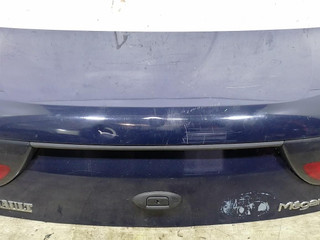 крышка багажника (дверь 3-5) Renault Megane 1 поколение LA0E 1996, 1.4 л., i, E7J 764, бензин, 5МКПП, синий, седан, передний привод, 7751471869