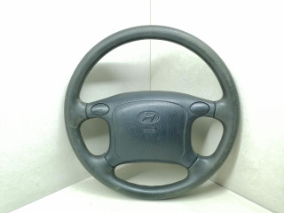 подушка безопасности водителя Hyundai Accent 1 поколение [рестайлинг] 1998, 1.3 л., i, бензин, АКПП, бордовый, хетчбэк 5 дв., передний привод