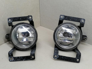 фара противотуманная (комплект) Hyundai Tucson 1 поколение 2006, 2.0 л., CRDi, дизель, АКПП, чёрный, внедорожник 5 дв., передний привод, 922012E000, 922022E000
