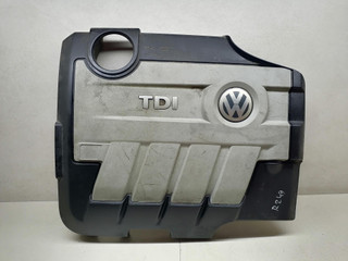 декоративная крышка двигателя Volkswagen Passat B6 2008, 2.0 л., TDi, CBAB, дизель, 6МКПП, серебристый, универсал, 03L103925, 03L103925D