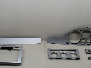 комплект декоративных накладок (дерева) салона Volkswagen Passat B6 2008, 2.0 л., TDi, CBAB, дизель, 6МКПП, серебристый, универсал, 3C1857212AD, 3C1858335BF, 3C0868100E, 3C0858069AE