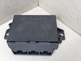 блок управления парктрониками Renault Laguna 3 поколение 2007, 2.0 л., DCi, M9R 802, дизель, 6МКПП, голубой, хетчбэк 5 дв., 263500002R