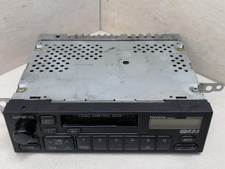 магнитола Toyota Corolla 7 поколение (E100) EE101 1996, 1.3 л., 4E-FE, бензин, 5МКПП, хетчбэк 3 дв., 22DC74893, 86120-1A090, CQ-YS7222A, 48580