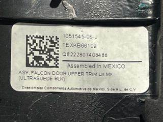 обшивка двери задняя левая Tesla Model X 1 поколение [рестайлинг] 2023, электро, 1051545-06-J