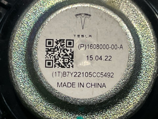 динамик Tesla Model X 1 поколение [рестайлинг] 2022, электро, 1608000-00-A