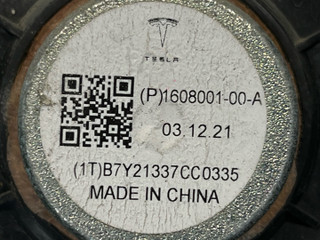 динамик Tesla Model X 1 поколение [рестайлинг] 2022, электро, 1608001-00-A