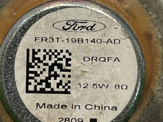 динамик двери Ford Mustang 6 поколение S550 [рестайлинг] 2020, 2.3 л., бензин, АКПП, белый, кабриолет, задний привод, FR3T19B140AD