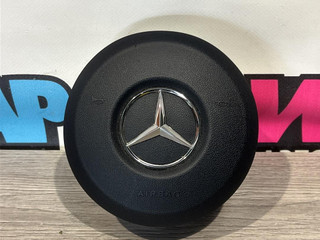 подушка безопасности водителя Mercedes-Benz GLC AMG X253 [рестайлинг] 2020, 4.0 л., M 177.980, бензин, АКПП, серый, минивэн, полный привод, A0008607701
