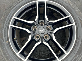 диск литой Ford Mustang 6 поколение S550 [рестайлинг] 2018, 2.3 л., бензин, АКПП, черный, кабриолет, задний привод, JR3C1007BA