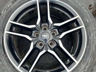диск литой Ford Mustang 6 поколение S550 [рестайлинг] 2018, 2.3 л., бензин, АКПП, черный, кабриолет, задний привод, JR3C1007BA