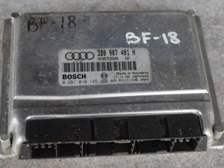 блок управления двигателем Volkswagen Passat B5 2000, 2.5 л., дизель, АКПП, седан, 3B0907401H, 0281010145
