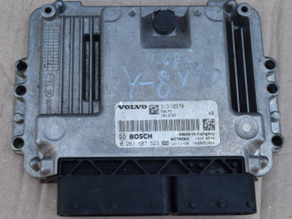 блок управления двигателем Volvo V40 2 поколение 2012, 1.6 л., Ti, B 4164 T, бензин, АКПП, универсал, 0261S07523, 31312578
