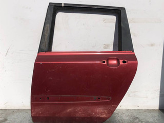 дверь задняя левая Fiat Stilo 1 поколение 2001, maroon, хетчбэк 5 дв.