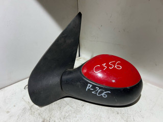 зеркало наружное левое Peugeot 206 1 поколение 2002, red, хетчбэк 5 дв.