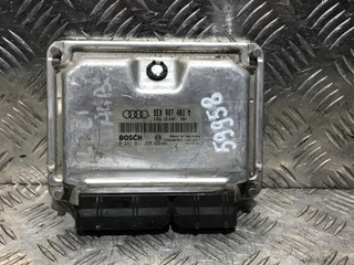 блок управления двигателем Audi A4 B6 2003, 2.5 л., дизель, АКПП, серый, универсал, 8E0907401M, 0281011255