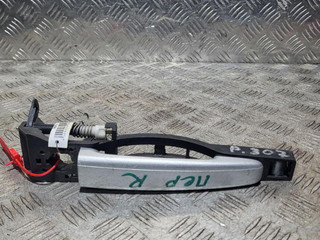 ручка наружная Peugeot 307 1 поколение 2003, 2.0 л., дизель, 5МКПП, silver, универсал, 9636408880, 9639876380