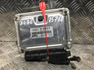 блок управления двигателем Audi A4 B6 2002, 1.9 л., дизель, МКПП, 038906019GG, 0281010813