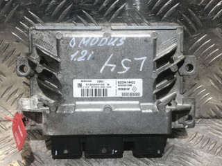 блок управления двигателем Renault Modus 1 поколение [рестайлинг] 2008, 1.2 л., бензин, МКПП, седан, S120200102B, 8200414422, 8200401568