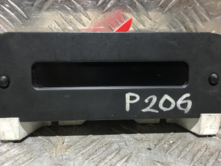 дисплей Peugeot 206 1 поколение 2001, 1.4 л., бензин, МКПП, хетчбэк 5 дв., 9646005377