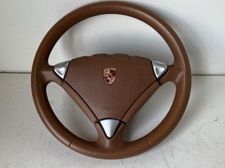 руль Porsche Cayenne 957 [рестайлинг] 2008, 3.6 л., M 55.01, бензин, АКПП, внедорожник 5 дв., 7L5419091AC